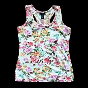 Deb Y2k Floral Embellishment Tank Top Size X-Small